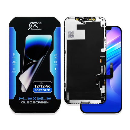 For iPhone 12 / 12 pro with changeable IC / JK OLED Assembly / Soft OLED COF (Aftermarket Plus)(SKU:1531190)