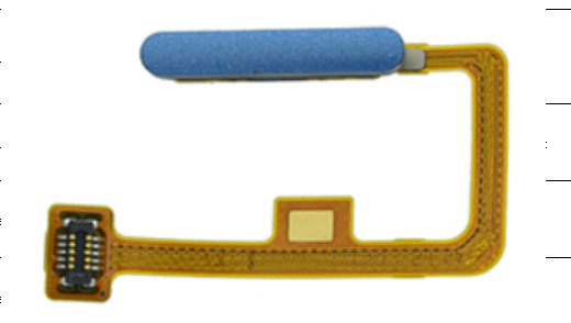 For Xiaomi Mi 11 Lite / Mi 11 Lite NE / Finger print sensor flex cable With Power Flex Cable Blue (Premium OEM)(SKU:1481282)