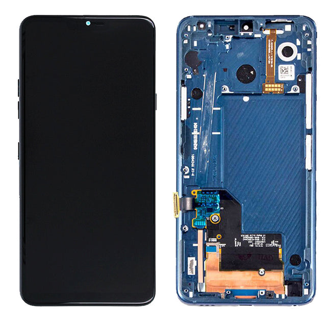 For LG G7/G7 ThinQ/G7 One | LCD Assembly with Frame | Blue(Refurbished)