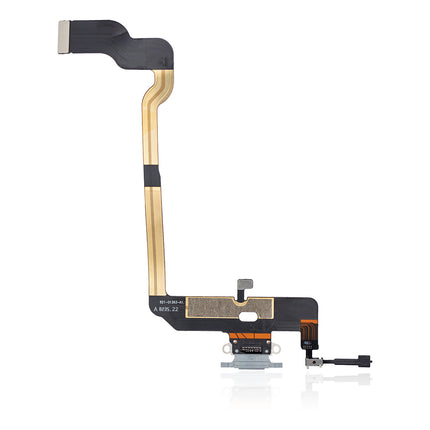 For iPhone Xs Charge Port Flex Cabe White(Premium OEM)(SKU:1337194)