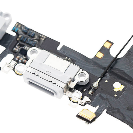 For iPhone 6s Charge Port Flex Cable/Earphone Flex Cable White(Aftermarket)(SKU:1077506)