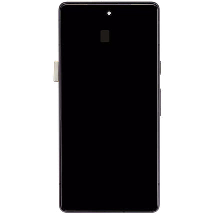 For Google Pixel 7A / OLED Assembly With frame / black  (Aftermarket Plus)(SKU:1561342)