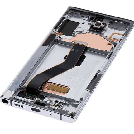 For Samsung Galaxy Note 10+/N975 OLED assembly With Frame White(Refurbished)(SKU:1475020)