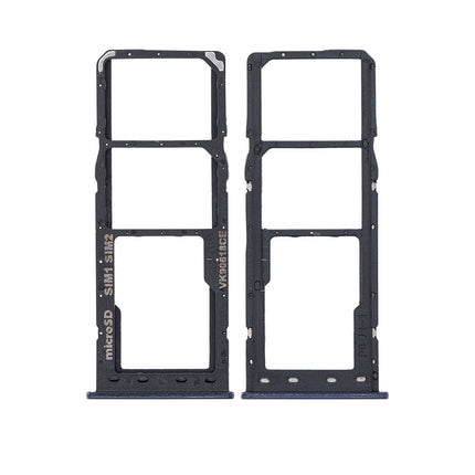 For Samsung Galaxy A10/A105F Sim Card Tray/Dual Sim Card/Universal single card Black(Premium OEM)(SKU:1076981)