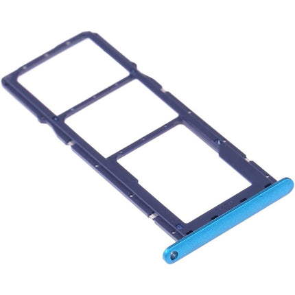 For Huawei Y7 2019 Sim Card Tray/Dual Sim Card Blue(Premium OEM)(SKU:1480697)