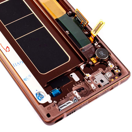 For Samsung Galaxy Note 9/N960 OLED assembly With Frame Gold(Refurbished)(SKU:1477602)