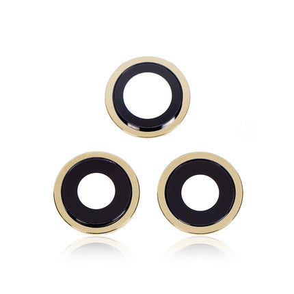 For iPhone 12 Pro Camera Lens With Frame/Sticker Gold(Premium OEM)(SKU:1430915)