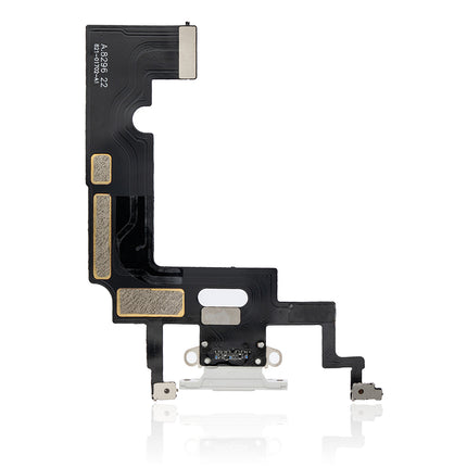For iPhone XR Charge Port Flex Cabe White(Refurbished)(SKU:1123848)