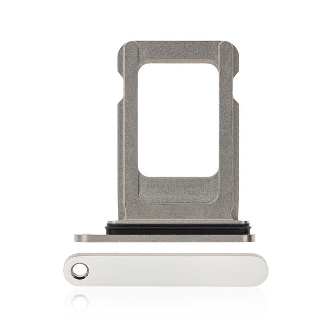 For iPhone 13 pro/13 Pro max | Sim Card Tray/Single Card | Silver(Premium OEM)