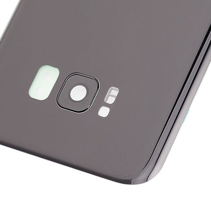 For Samsung Galaxy S8 Plus/G955 Back Cover With Camera Cover(No Logo) Black(Aftermarket Plus)(SKU:1087205)