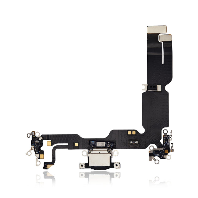 For iPhone 15 Plus Charge Port Flex Cable | Black (Refurbished)