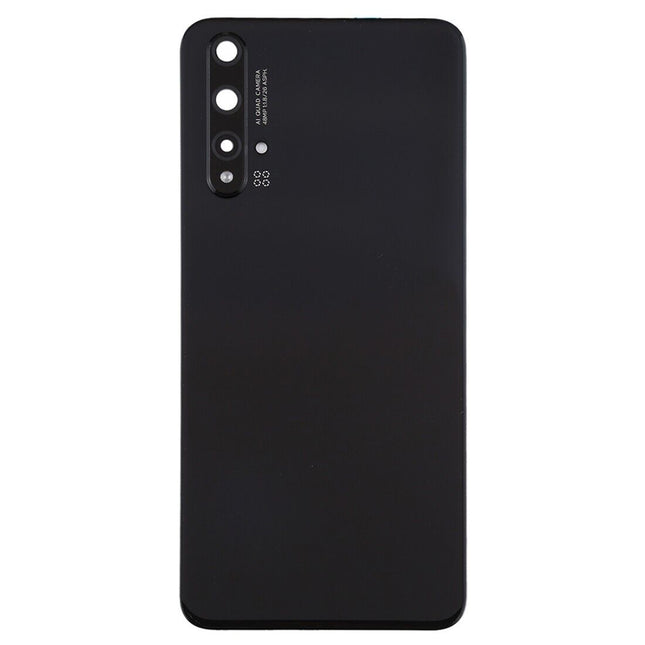 For Huawei Nova 5T | Back Cover With Camera Cover | Black(Aftermarket Plus)