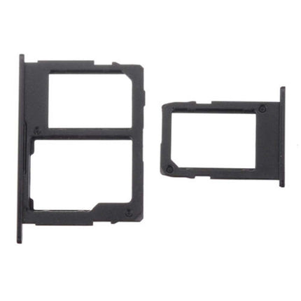 For Samsung Galaxy J7 2017/J730/J530 Sim Card Tray/Dual Sim Card Black(Premium OEM)(SKU:1326812)