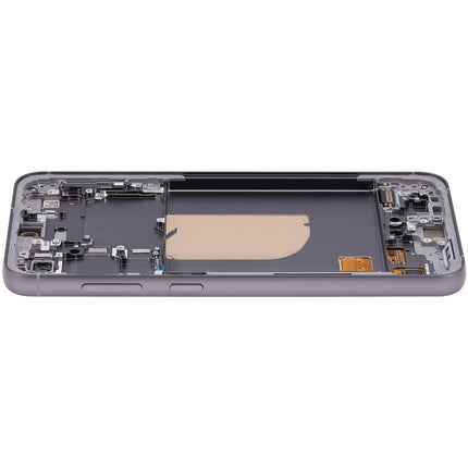 For Samsung Galaxy S23 FEF version OLED assembly With frame / black  (Refurbished)(SKU:1562531)