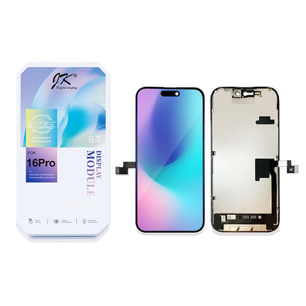 JK for iPhone 16 Pro LCD Assembly | Incell | IC Removable | Black ***DE warehouse*** (SKU: 1569487)