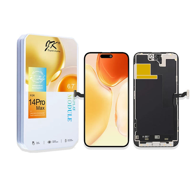 JK * For iPhone 14 Pro Max LCD Assembly / incell FHD / IC Removable Black (Aftermarket)(SKU:1561603)