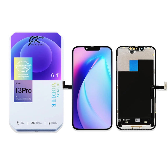 JK * For iPhone 13 Pro LCD Assembly / incell FHD / IC Removable Black (Aftermarket)(SKU:1561295)