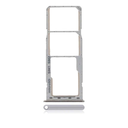 For Samsung Galaxy A20/A205F/A30/A40/A50 | Sim Card Tray/Dual Sim Card | White(Premium OEM)