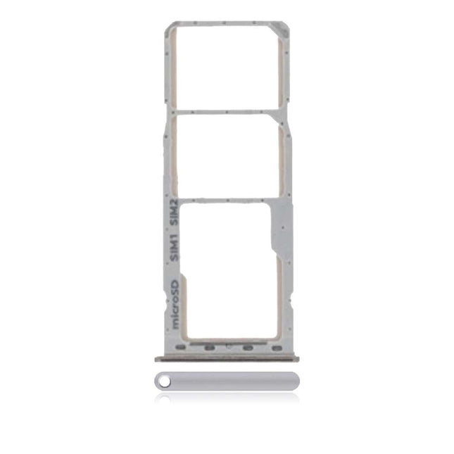 For Samsung Galaxy A20/A205F/A30/A40/A50 | Sim Card Tray/Dual Sim Card | White(Premium OEM)