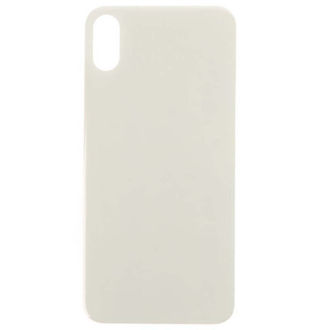 For iPhone X | Lens for back cover/Big Camera Hole/No Logo | White(Aftermarket Plus)