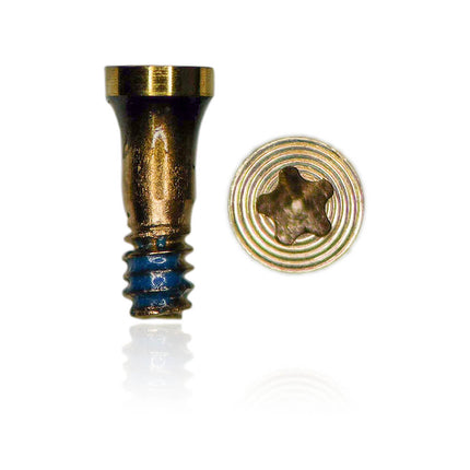 For iPhone 7 | Charger Connector Screw/2pcs | Gold(Premium OEM)