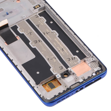 For TCL 10 Plus/T782 OLED assembly with Frame Blue ( Premium OEM )(SKU:1496969)