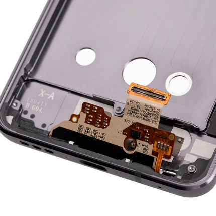 For LG G6/h870|LCD Assembly with Frame|Black(Refurbished)(SKU:1478187)