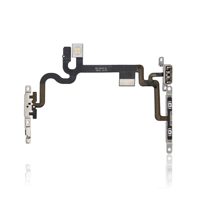 For iPhone 7 | Volume On/Off Flex Cable With Clip | (Aftermarket Plus)