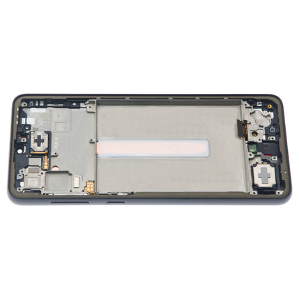 For Samsung Galaxy A33 5G / OLED assembly With frame / black  (Refurbished)(SKU:1554807)