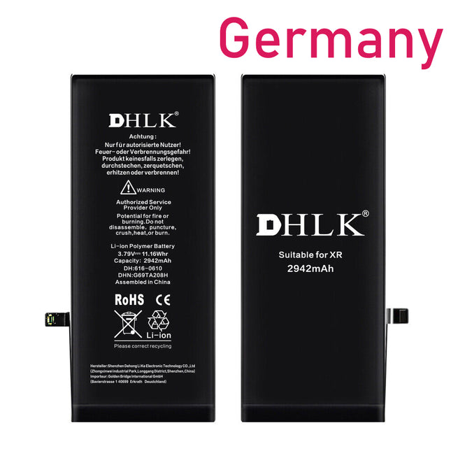 DHLK for iPhone XR | Battery with sticker Standard Capacity 2950mAh ***DE warehouse***