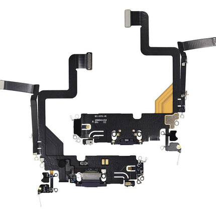 For iPhone 14 pro|Charge Port Flex Cable|Purple(Premium OEM)(SKU:1500540)
