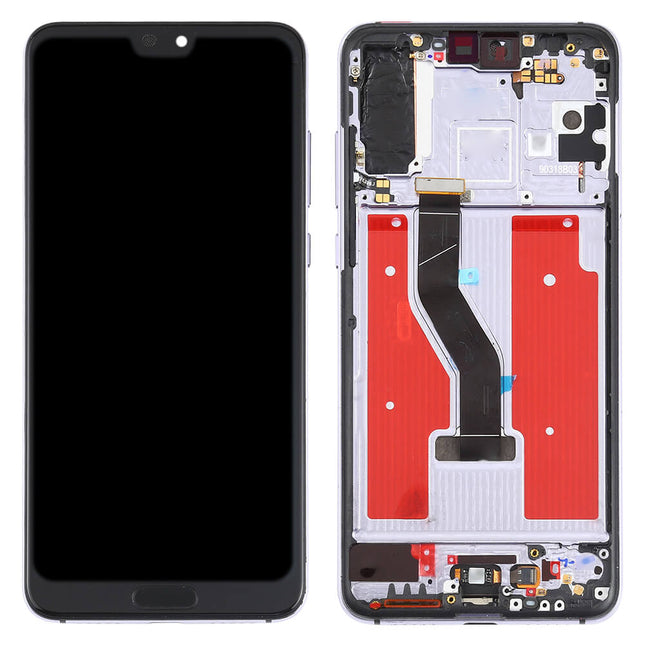 For Huawei P20 Pro | LCD Assembly With Frame/Finger Print Function | Black(Refurbished)
