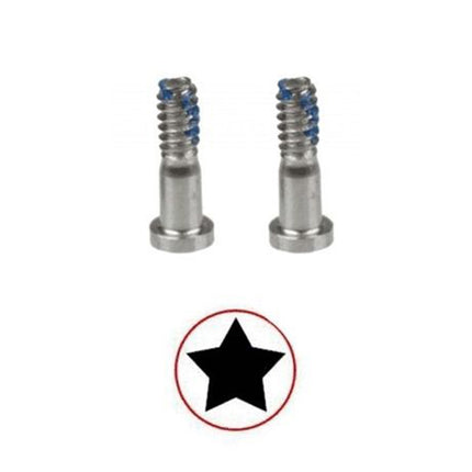 For iPhone 6/6Plus | Charger Connector Screw/2pcs | White(Premium OEM)