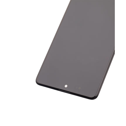 For Samsung Galaxy A71/A715 4G / OLED assembly With frame / black  (Refurbished)(SKU:1479502)