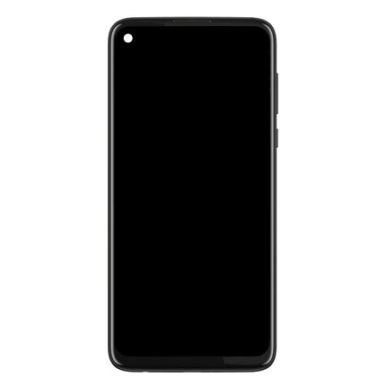 For Motorola G Power LCD assembly With Frame Black Refurbished (SKU:1563433)
