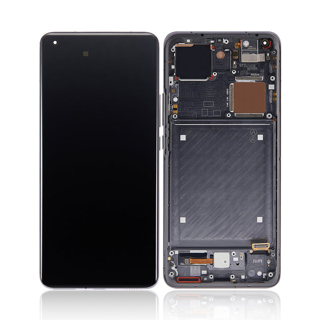 For Xiaomi Mi 11 Pro OLED assembly With Frame Black (Premium OEM) (SKU: 1567625)