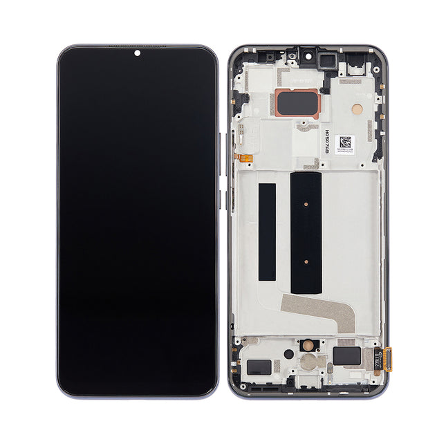 For xiaomi 10 Lite | LCD Assembly With Frame | Black(Refurbished)