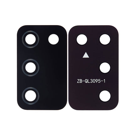 For Samsung Galaxy A03S Camera Lens With Sticker/A037F (Small Glass Version) Black(Premium OEM)(SKU:1499044)