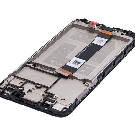 For Motorola E6 Play LCD Assembly with Frame Black(Refurbished)(SKU:1482754)