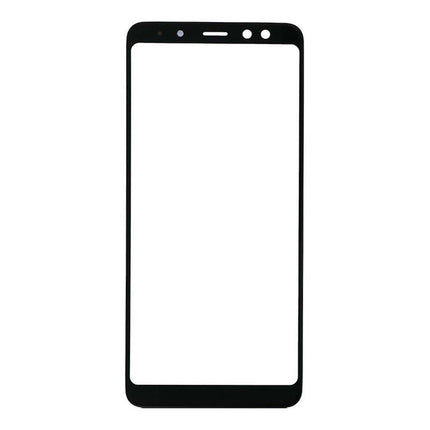 For Samsung Galaxy A8 2018/A530 | Front Glass/Lens With OCA | Black(Aftermarket Plus)