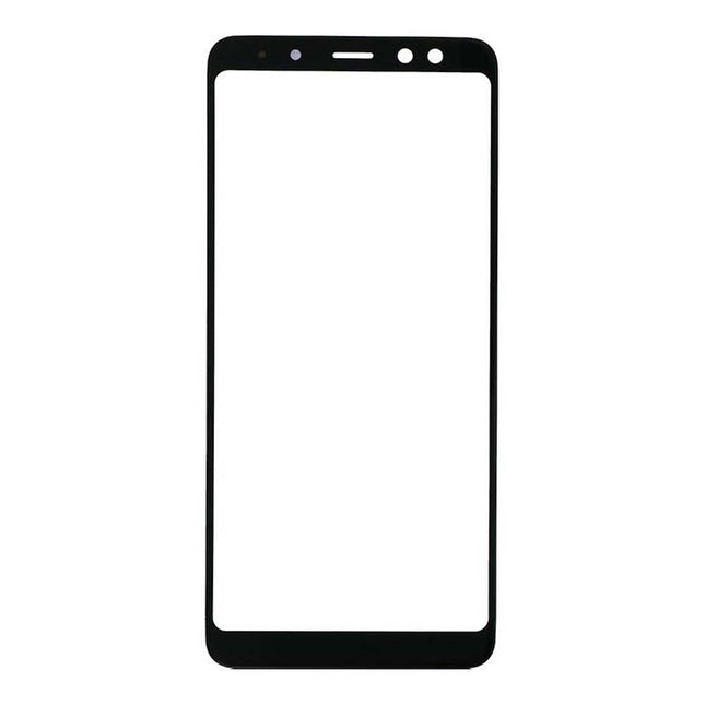 For Samsung Galaxy A8 2018/A530 | Front Glass/Lens With OCA | Black(Aftermarket Plus)