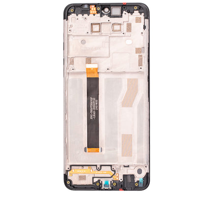 For LG K50S LCD Assembly With Frame Black(Refurbished)(SKU:1348917)