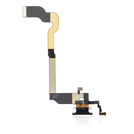 For iPhone X Charge Port Flex Cable Black (Refuebished)***DE Warehouse***(SKU:1530786)