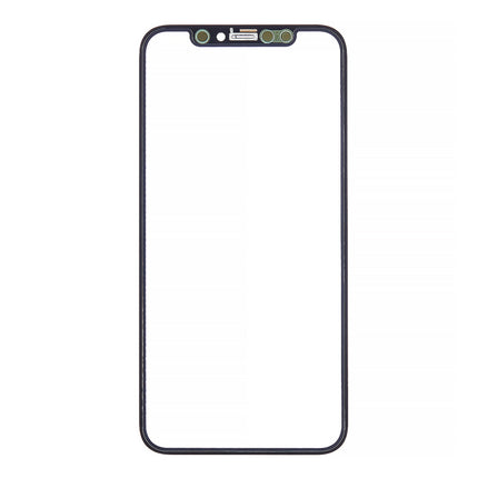 For iPhone 11 Pro Front Glass/Lens With OCA Black(Aftermarket Plus)(SKU:1155250)