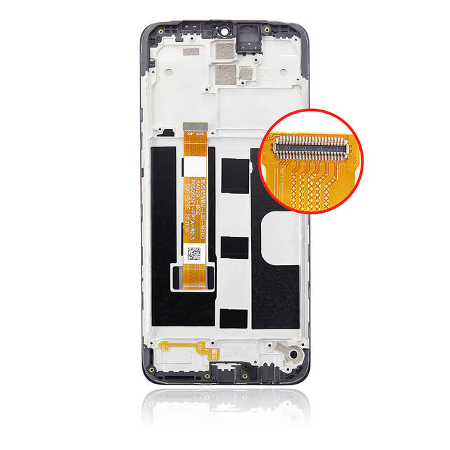 For OPPO A5 2020 | LCD Assembly With Frame | Black((Refurbished)