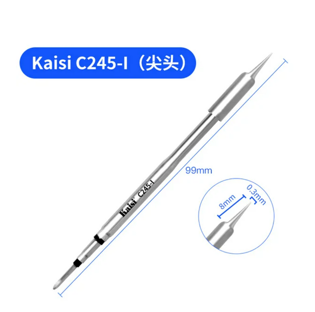 Kaisi C245 Soldering Iron Tips / Straight / I