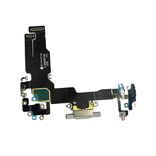 For iPhone 15 | Charge Port Flex Cable | Black (Premium OEM)