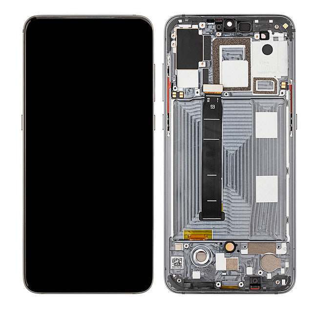 For xiaomi 9 | LCD Assembly With Frame | Black(Aftermarket Plus)
