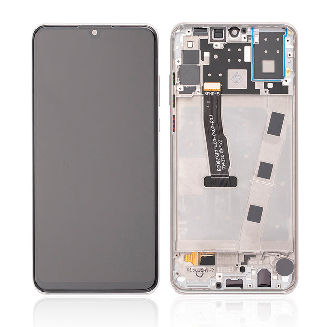 For Huawei P30 Lite/High Version/White/Nova 4E | LCD Assembly With Frame | White(Refurbished)