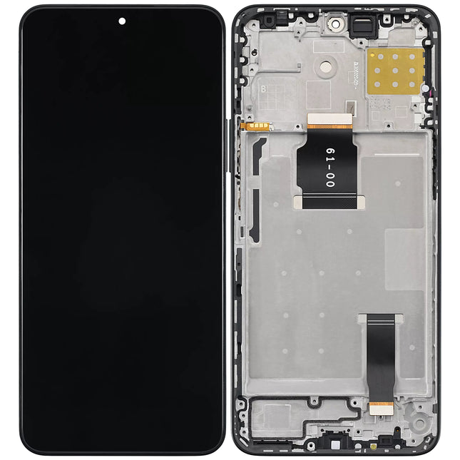 For Honor X8a LCD Assembly With Frame Silver (Refurbished)(SKU:1531257)